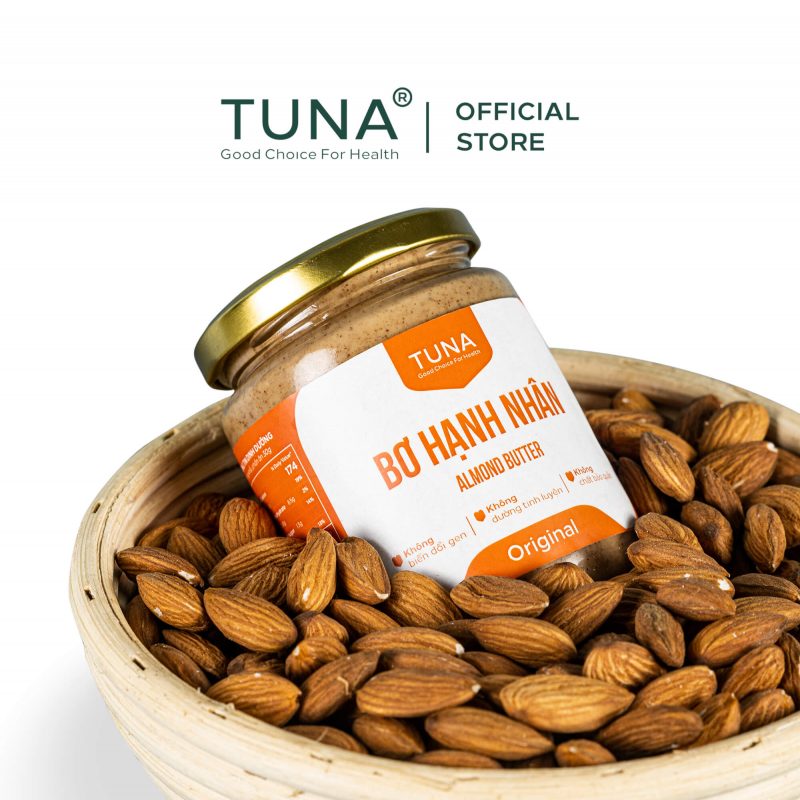 Bơ Hạnh Nhân Nguyên Chất Không Đường Eat Clean Keto by TUNA