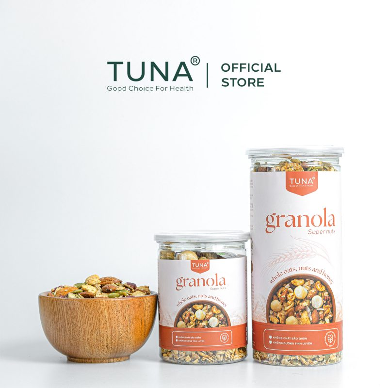 Granola Không Nho – Ăn Kiêng Tăng Cơ Giảm Mỡ Không Đường by TUNA